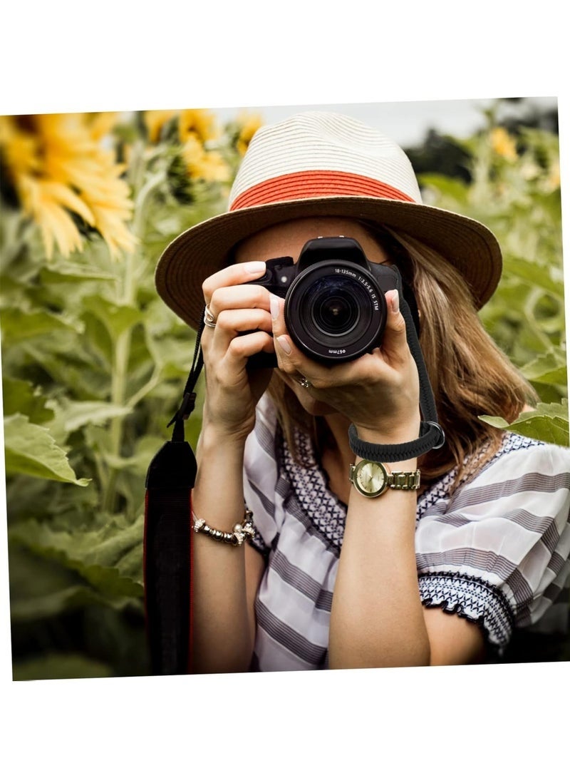 عربست حزام معصم سريع الفك من النايلون للكاميرات من كانون والكاميرات بدون مرآة - Image 3