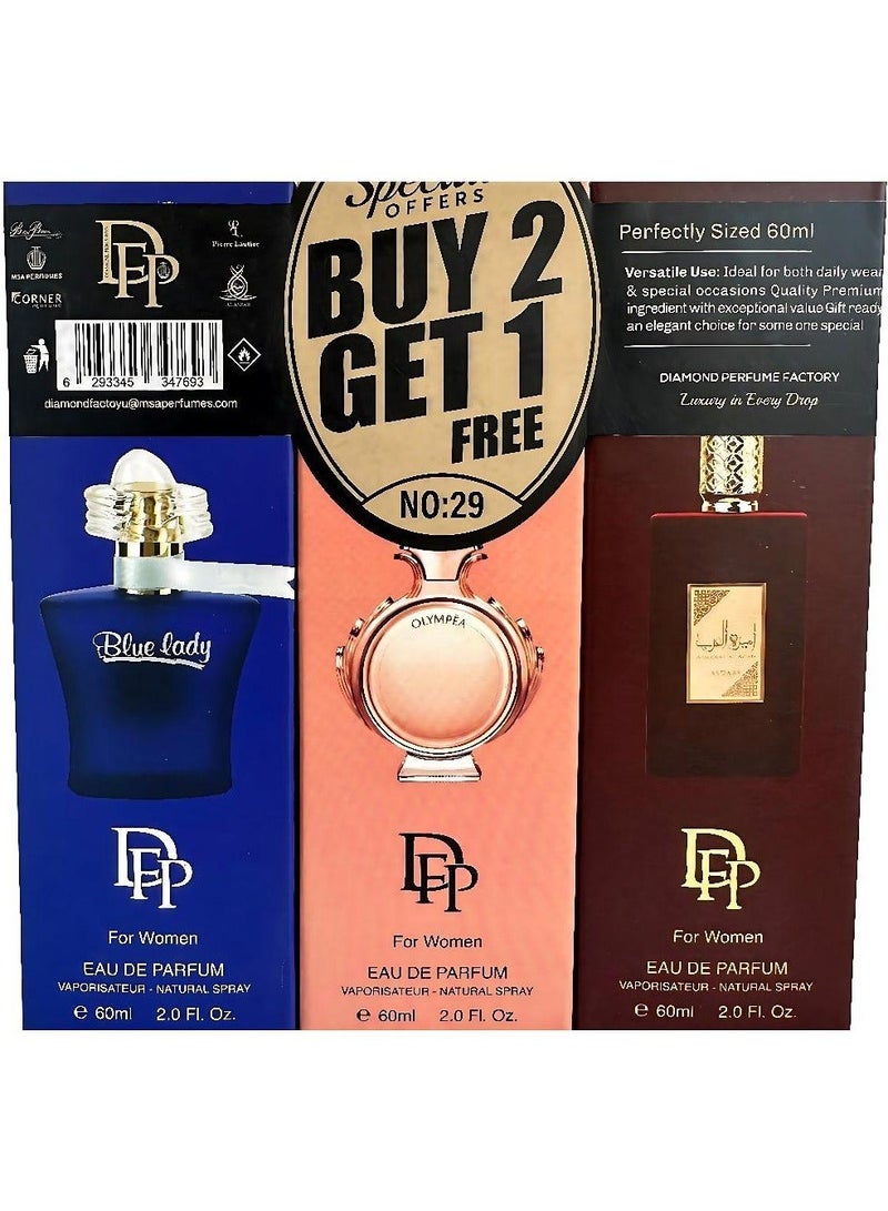 Diamond Special Offer Buy 2 Get 1 Free NO.29 For Women - Image 1