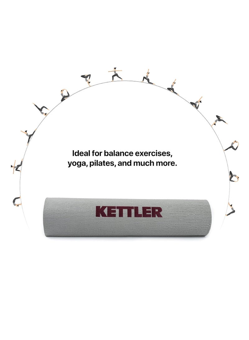 Premium German Technology Powered Yoga Mat of Thickness 8 mm | Material : TPE | For Workout, Yoga Fitness, Pilates and Meditation with Anti Skid Base | For Men & Women with Carry Bag