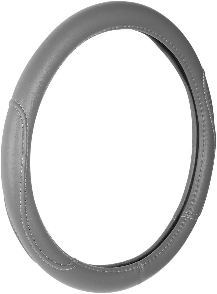 كاستوم أكسيسوريز غطاء عجلة القيادة من CUSTOM ACCESSORIES - رمادي - Image 1