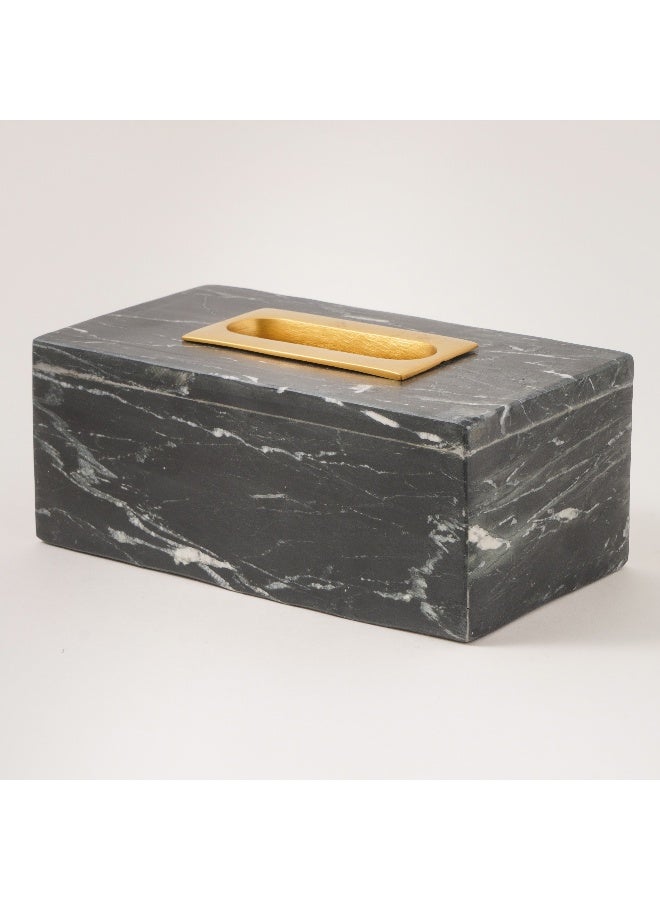 Homez Black Marble Tissue Box 23*12*9.5 Cm - Image 3