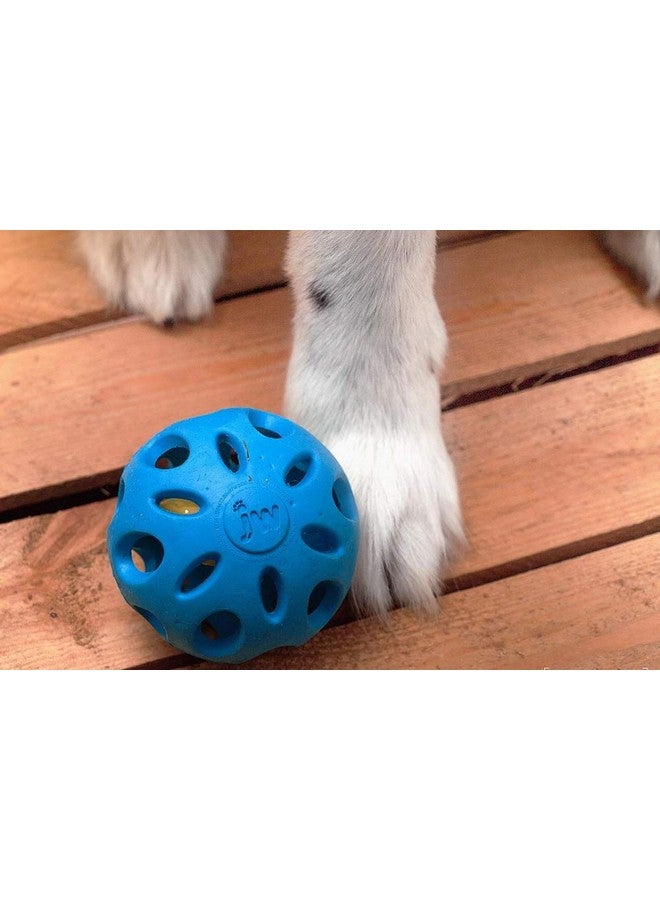 جي دبليو لعبة جلب ومضغ الكرات المقرمشة من Pet Crackle Heads Crackle Ball Crunchy Noise Chew Fetch للكلاب، بألوان متنوعة، مقاس كبير 4 أقدام قطر - Image 4