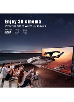 BYINTEK BYINTEK P15 projector 3D 4K Cinema 1080P Smart Android Wifi LED DLP Home Theater Outdoor Portable Mini Projector with Battery  - Image 2