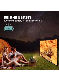 BYINTEK BYINTEK P15 projector 3D 4K Cinema 1080P Smart Android Wifi LED DLP Home Theater Outdoor Portable Mini Projector with Battery  - Image 4