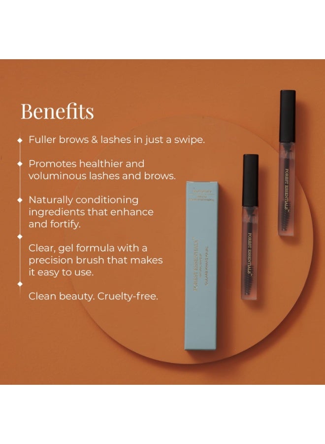 Forest Essentials Ayurvedic Lash & Brow Serum | Natural Eyelash & Eyebrow Growth Serum | Boosts Volume | With Nourishing Oils | Use Overnight - Image 3