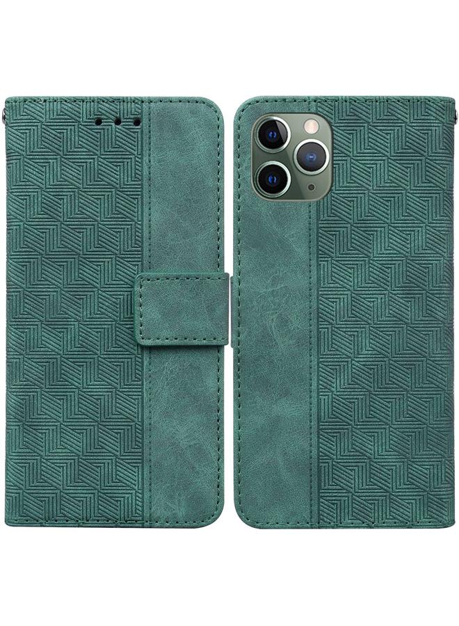 Zaboon Case For iPhone 11 Pro Geometric Embossed Leather Phone Case - Image 1