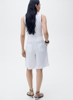 MANGO Contrasting Trim Cotton Top  - Image 2