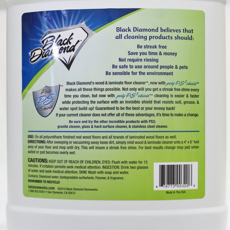 Black Diamond Stoneworks Wood, Laminate, Hardwood & Luxury Vinyl Floor Cleaner Spray â€“ Multi-Purpose Mopping Solution for a Streak-Free Clean s (160 FL Oz) - Image 2