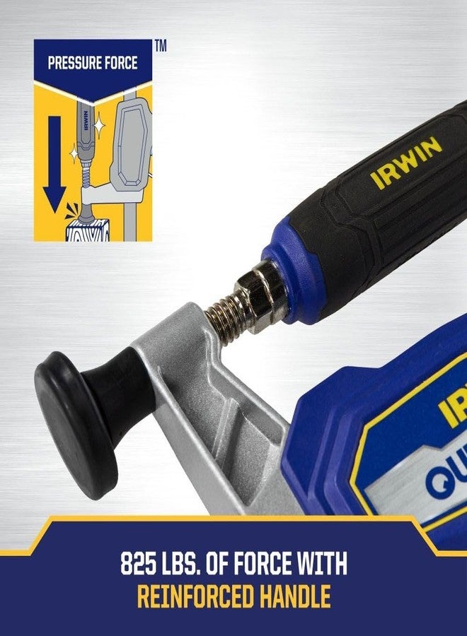 IRWIN QUICK-GRIP Clamps for Woodworking‚ Medium Duty Hybrid Clamp, 12 Inch (IRHT83500) - Image 2