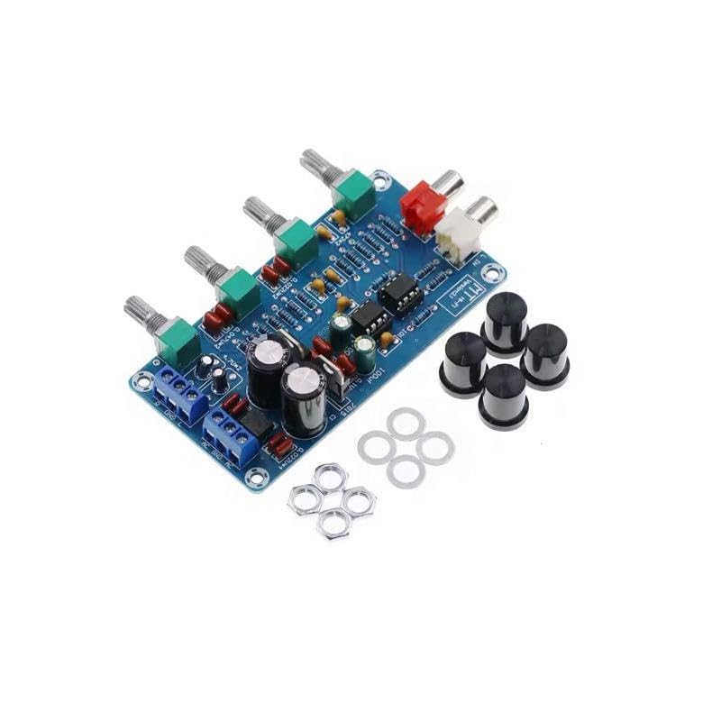 CentIoT - NE5532 Preamp With Treble mid Bass Volume Adjustment - Pre-amplifier Tone Controller board For Amplifier Board (12V AC, Lotus Socket Input) - Image 4
