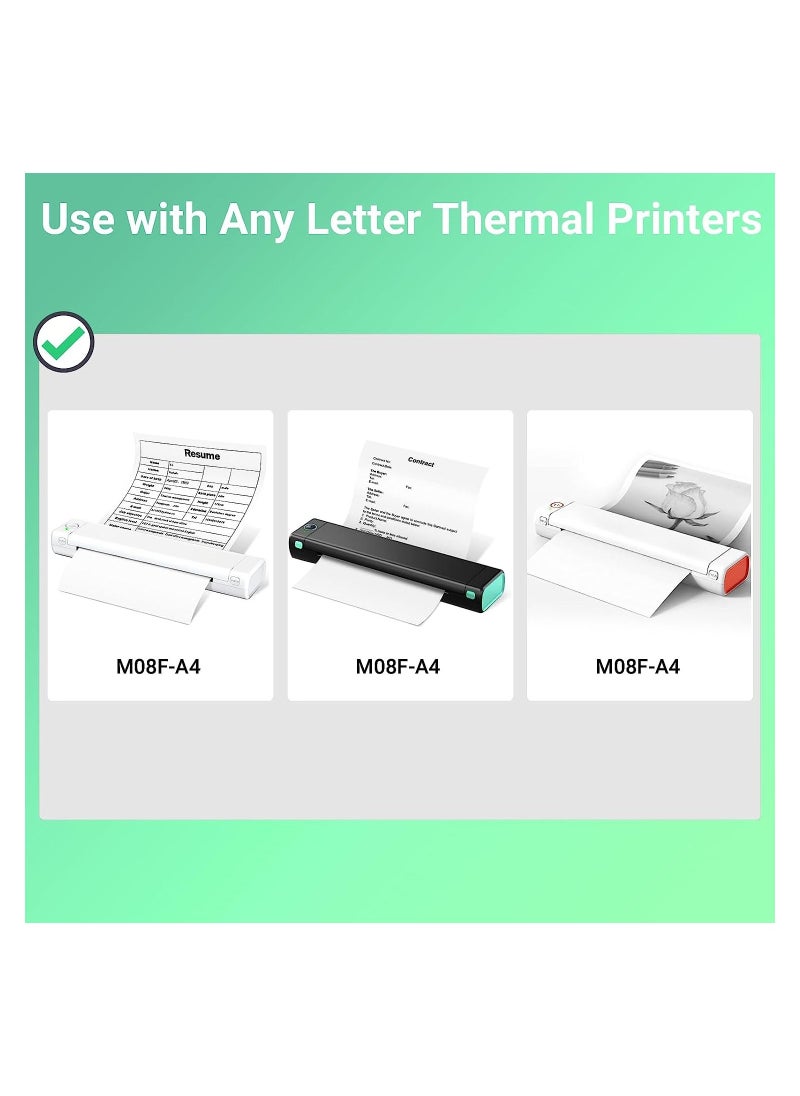 Generic - Thermal Printer Paper A4, Continuous Folding Thermal Paper, 200 Sheets - Image 1