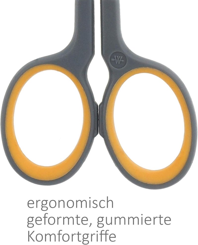 Westcott E-30440 00 4 inch Titanium Nitride Bonded Super Soft Grip Scissor, Straight - Grey/Yellow - Image 5