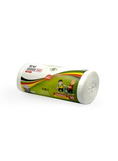 Tru Garbage Bags Compact Roll White 54x60cm 10Gallon ( 30pc x 3 Rolls ) 90bags  - Image 2