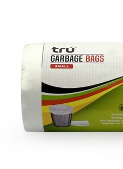 Tru Garbage Bags Compact Roll White 54x60cm 10Gallon ( 30pc x 3 Rolls ) 90bags  - Image 3