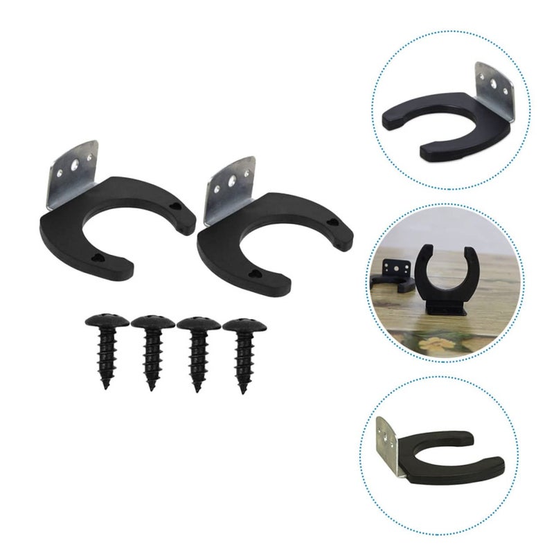 Heavy Duty Metal Microphone Wall Mount Holder 2 Pack For Home Studio And KTV - Image 4