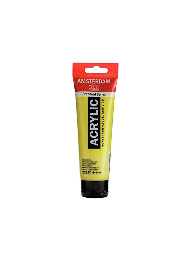 Amsterdam Standard Series Acrylic Tube 120 ml Greenish yellow 243 (17092432) - Image 1