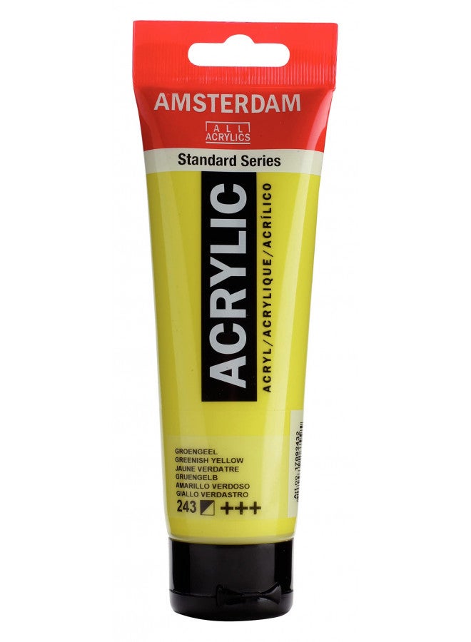 Amsterdam Standard Series Acrylic Tube 120 ml Greenish yellow 243 (17092432) - Image 2