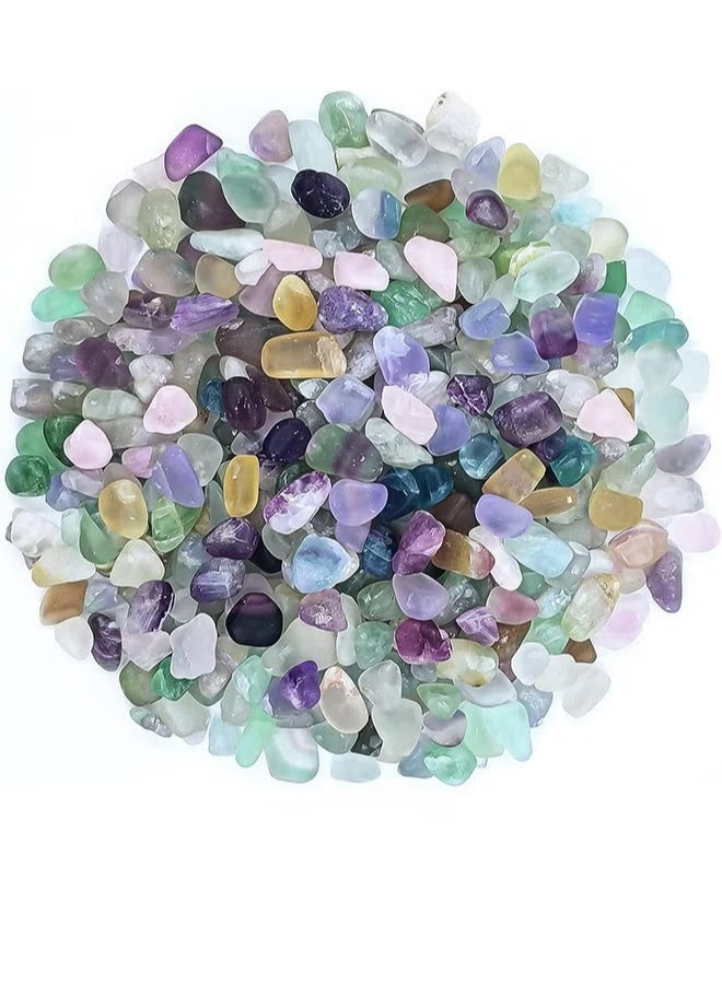 200g فلوريت كريستال الحوض الحصى,حجر طحن مصقول,حجر كتلة الحجر الكريم,ديكور بيتا خزان الأسماك,عصائر,زهرية,حشو,نافورة وعاء النبات,7-9mm - Image 1