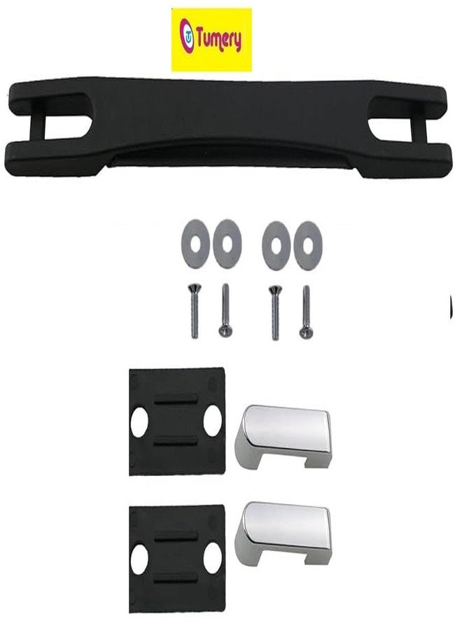 Tumery Repair Replacement Luggage Pull Handle for VIP Safari, American turistr, Skybag Suitcase Trolley Bag Suitcases Handle for Luggage Parts Black (3 Pcs Handle) - Image 3