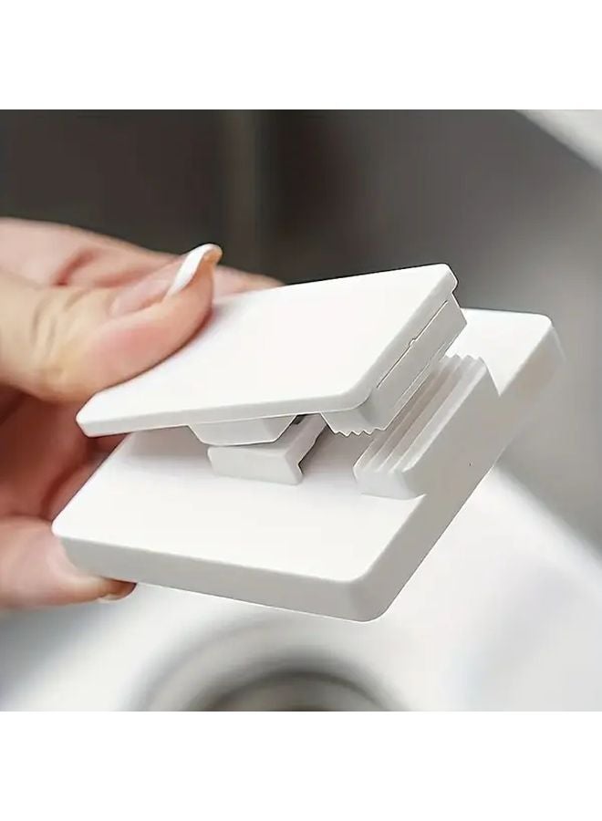 Black Multi Functional Toothpaste Holder Wall Mounted No Hole Hanging Towel Rack - Image 2