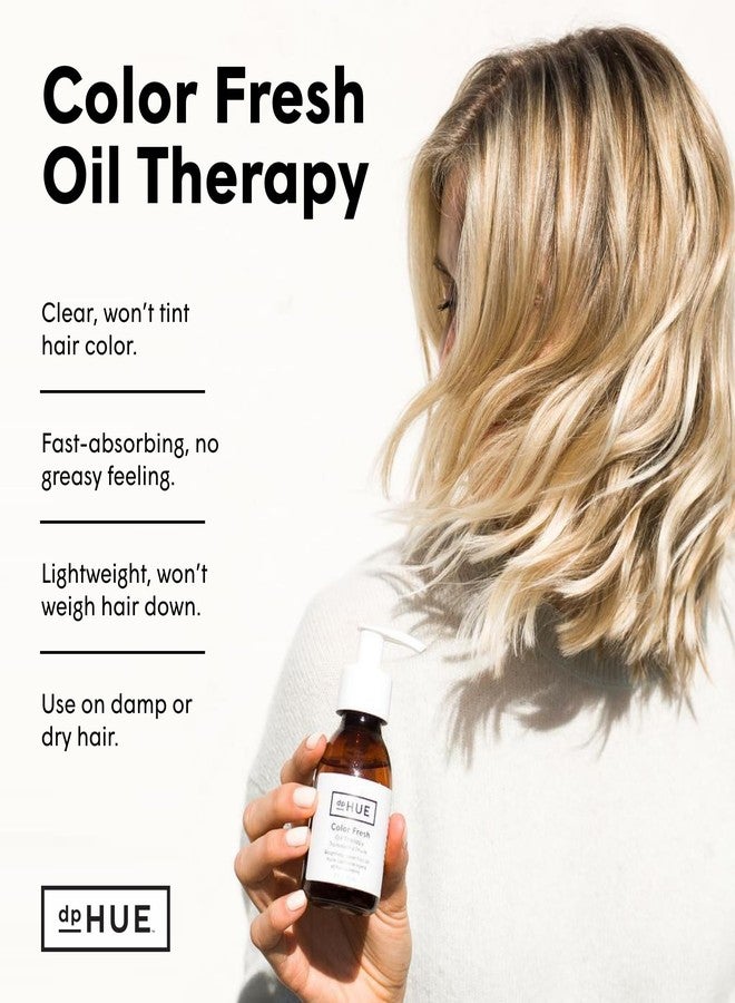 dpHUE Color Fresh Oil Therapy, 3 fl oz - Blend of Argan Oil, Liquid Shea Butter & Vitamins A & E for All Hair Colors & Types - Won't Tint or Dull Hair - Gluten-Free, Vegan - Image 2