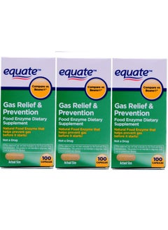 Gas Bloating Relief And Prevention Food Enzyme Dietary Supplement 300 Count