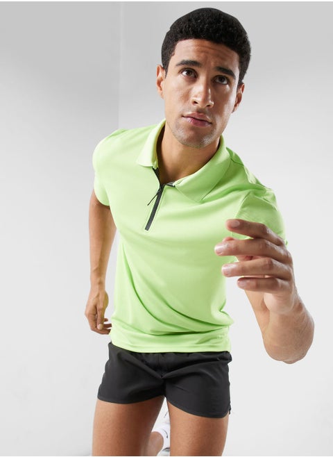 Running Zipper Polo