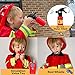 Liberry Fireman Costume for Kids 3 4 5 Years Old Firefighter Tools with Fire Extinguisher Pretend Play Toy Gift for Toddler Boys Girls - Image 3