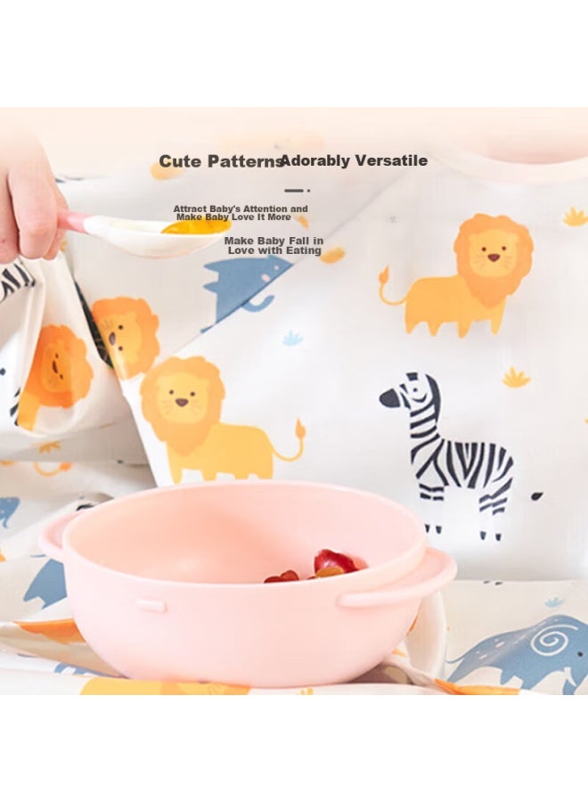 9i9 Baby Dining Cover Chair, Waterproof, Detachable, Infant And Child Reverse Wear Bib, Splash-proof A, A122 - Image 4