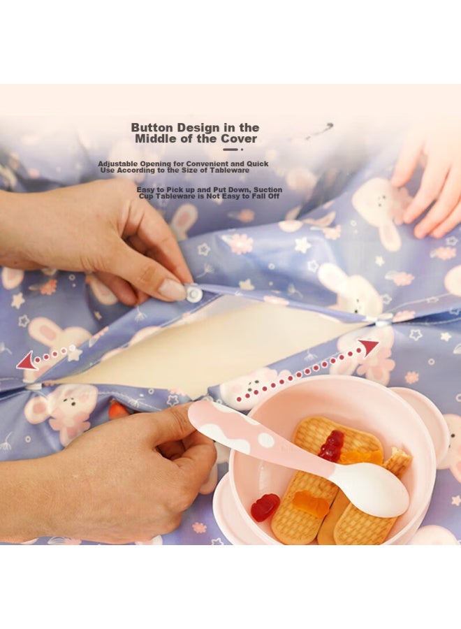 9i9 Baby Dining Cover Chair, Waterproof, Detachable, Infant And Child Reverse Wear Bib, Splash-proof A, A122 - Image 3