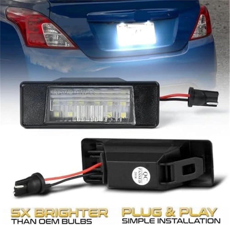 QASULER LED License Plate Light for Nissan Vehicles - Image 2