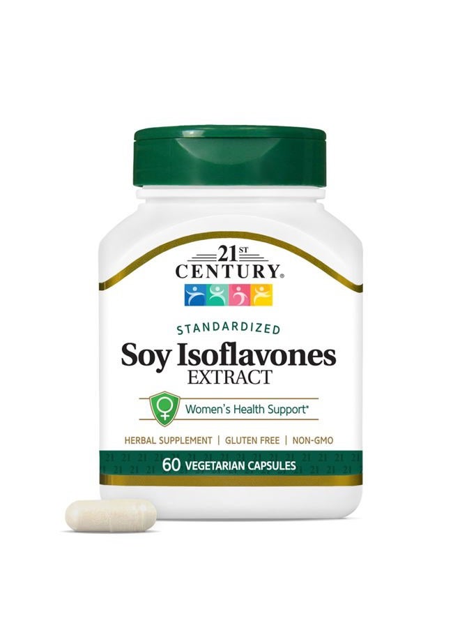 21st Century Soy Isoflavones Veg Capsules, 60Count - Image 1