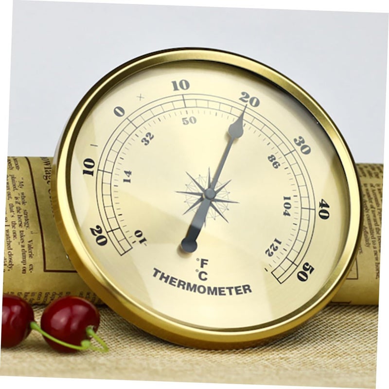 Round Metal Thermometer Accurate Easy Read Lightweight Garden Home Outdoor - Image 5