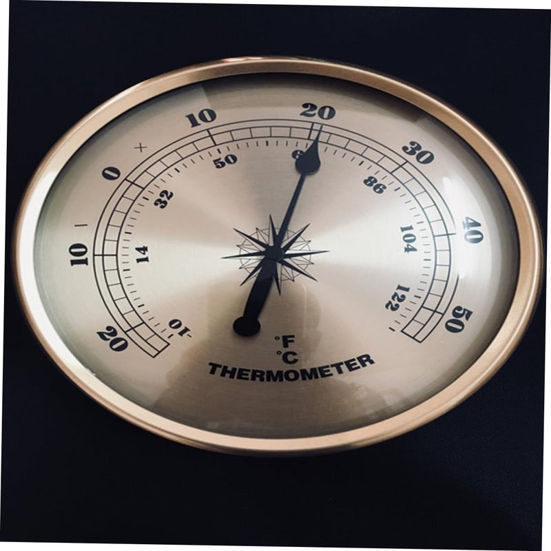 Round Metal Thermometer Accurate Easy Read Lightweight Garden Home Outdoor - Image 4