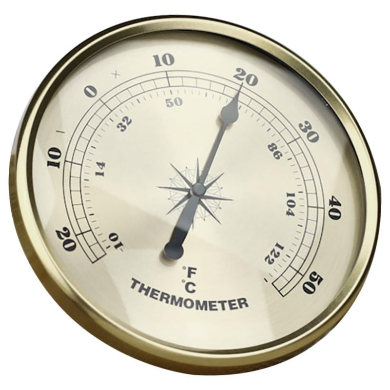 Round Metal Thermometer Accurate Easy Read Lightweight Garden Home Outdoor - Image 2
