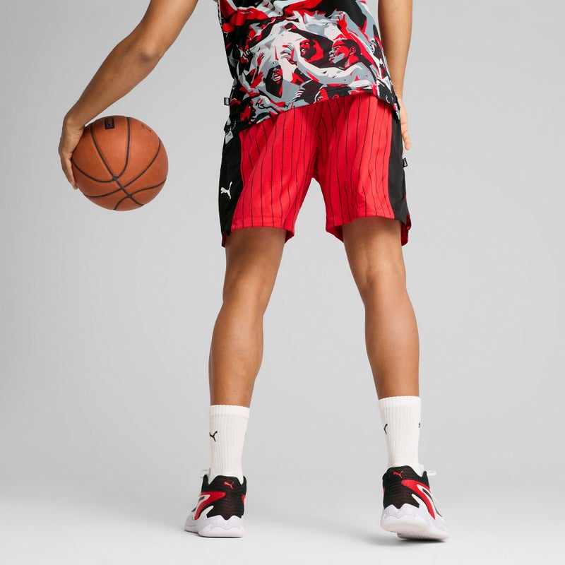 بوما شورت Rival Rage Heritage بطبعة على كامل التصميم للرجال - Image 2