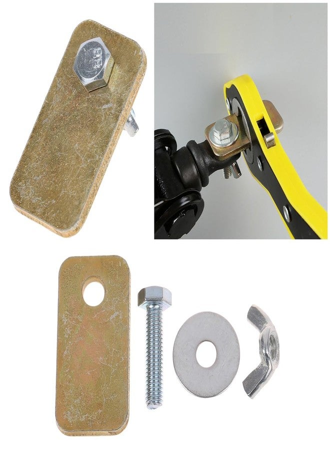 TorSor 3 Pack Jack Ratchet Wrench Mount Connector Plate Adapter Converter for Car Jack Wrenches Swivel Labor-Saving Handle Car Jack Kit Scissor Lift Jack Emergency Flat Tire Ratcheting Lug Wrench - Image 5