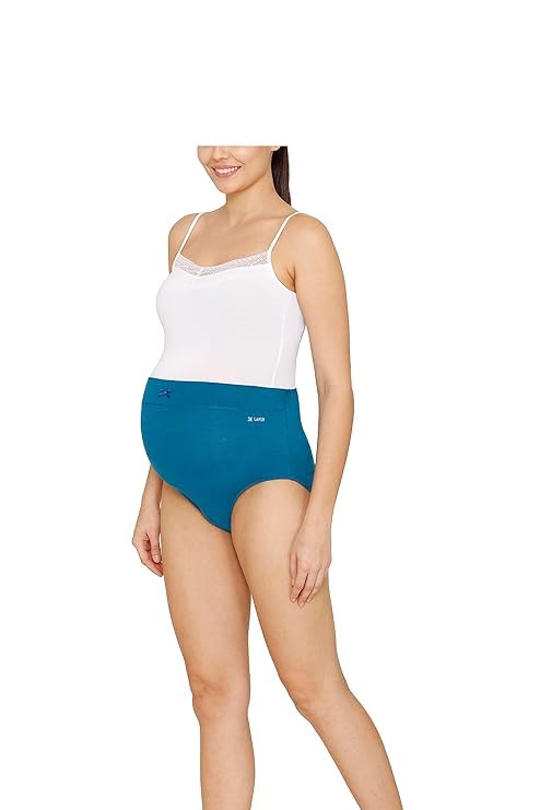 Lavos Women’s Maternity Panty Underwear, Adjustable Full Coverage High Waist Bamboo Cotton Pregnancy Panties, After Delivery Over The Belly Anti-Bacterial Odour Free Comfortable Brief for Ladies(XL) - Image 3