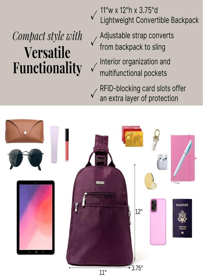 Baggallini Essential Convertible Backpack - Image 4