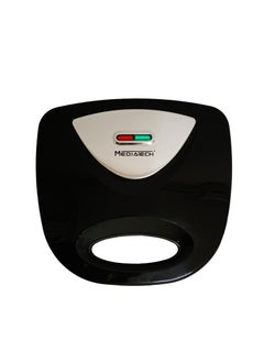 Mediatech Sandwich Maker, 700W, Double-Sided Heating, Easy-Clean Non-Stick Coating ,Portable, MT-SM205, Black  - Image 3