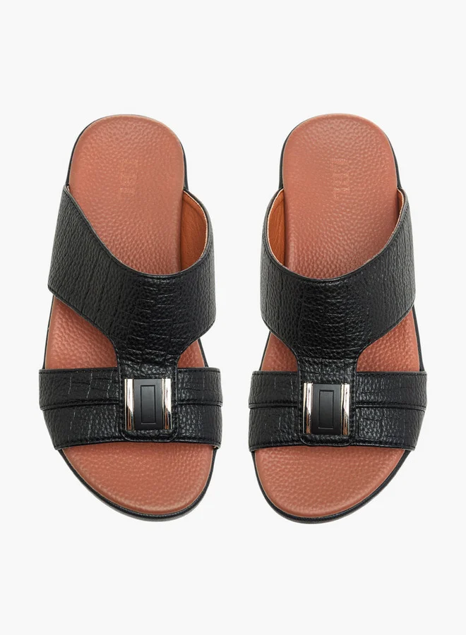LBL by Shoexpress Metal Accent Slip-On Arabic Sandals