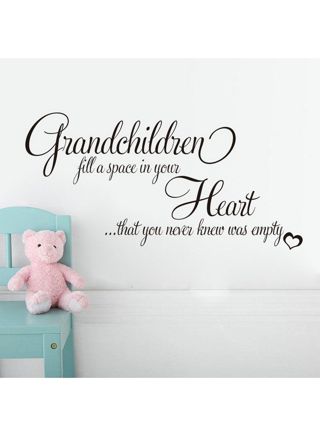 Melostu Grandchildren Fill a Space in Your Heart Quote Decors Wall Saying Decals Quote for Home Wall Stickers Nursery Decor - Image 3