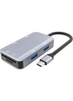 6in1 USB 3.1 Type-C 4 Port USB Hub OTG SD Card Reader Mac iPhone 15 16 Compatible FC833 - pzsku/Z60D4123431440CB5458FZ/45/_/1737454875/a033019f-8af1-4aea-81a1-812de4bd5ff1