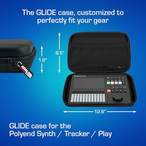 ANALOG CASES Polyend Synth/Tracker+ / Play Case - Custom-Fitted Compact GLIDE Case for Travel - Image 5