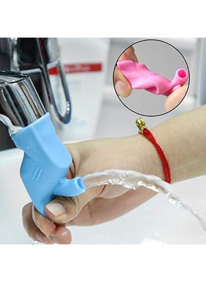 وصلة لصنبور حوض الاستحمام للاطفال موسع لحوض غسيل اليد للحمام - 3 قطع - Image 3