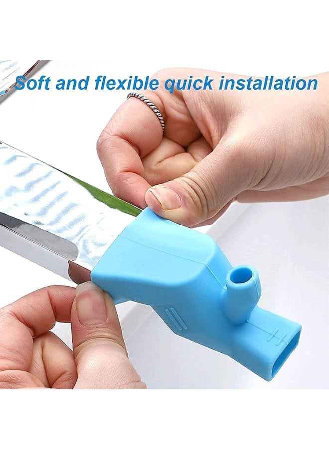 وصلة لصنبور حوض الاستحمام للاطفال موسع لحوض غسيل اليد للحمام - 3 قطع - Image 5