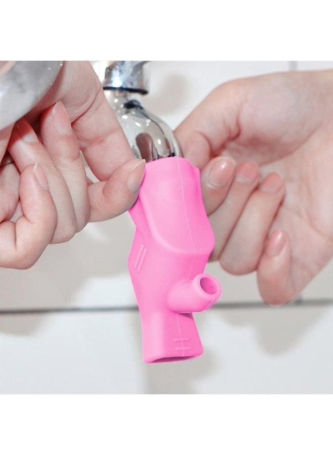 وصلة لصنبور حوض الاستحمام للاطفال موسع لحوض غسيل اليد للحمام - 3 قطع - Image 4