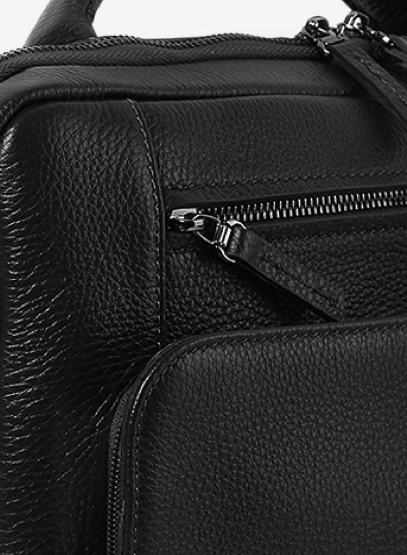 Bond The Bond Leather Laptop Bag Black - 1095 / 1440 - Image 4