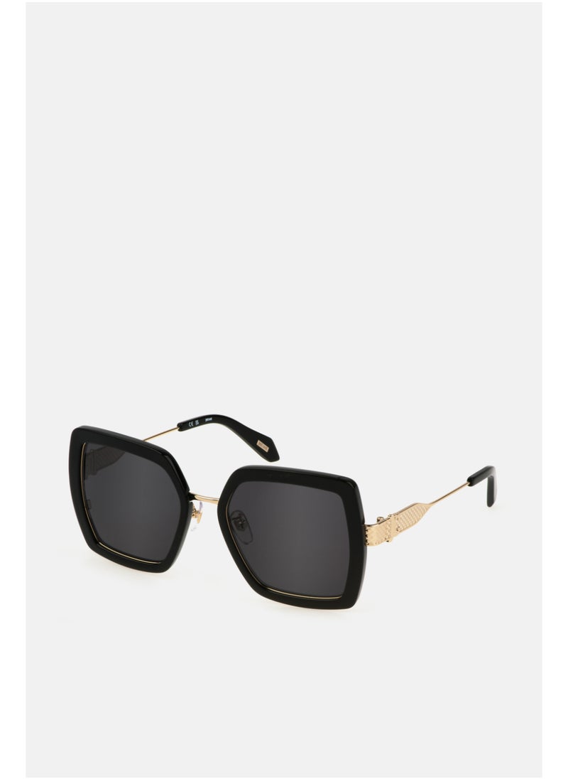 Just Cavalli Women's Stainless steel Sunglasses SJC041 530Z42 - Lens Size: 53 Mm - Total Shiny Black  - Image 1