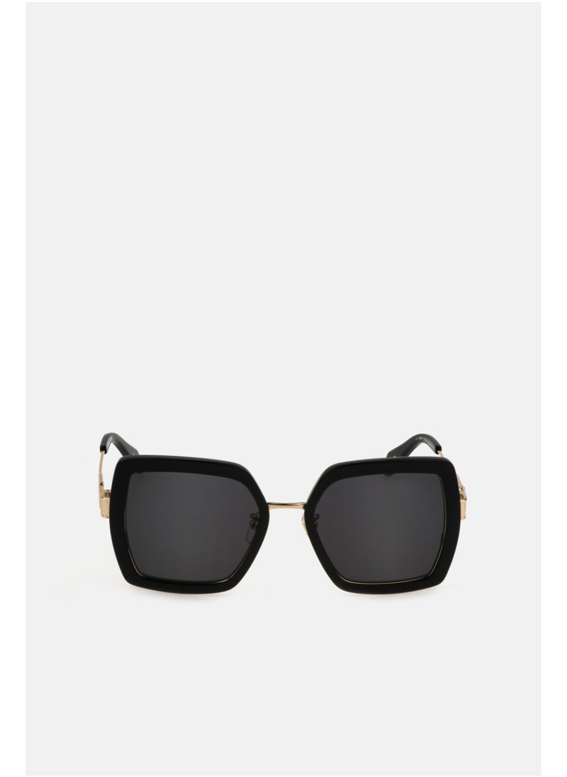 Just Cavalli Women's Stainless steel Sunglasses SJC041 530Z42 - Lens Size: 53 Mm - Total Shiny Black  - Image 2
